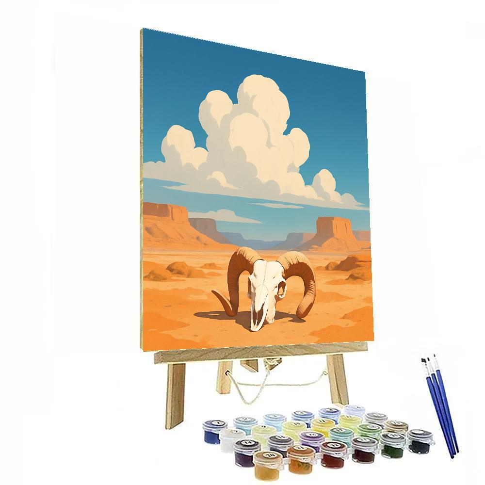 Georgia OKeeffe Desert Sky Paint by numbers kits