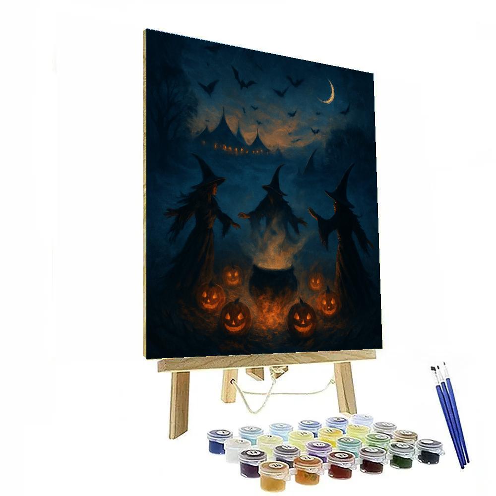 Witchlight Over The Hollow painting number kit