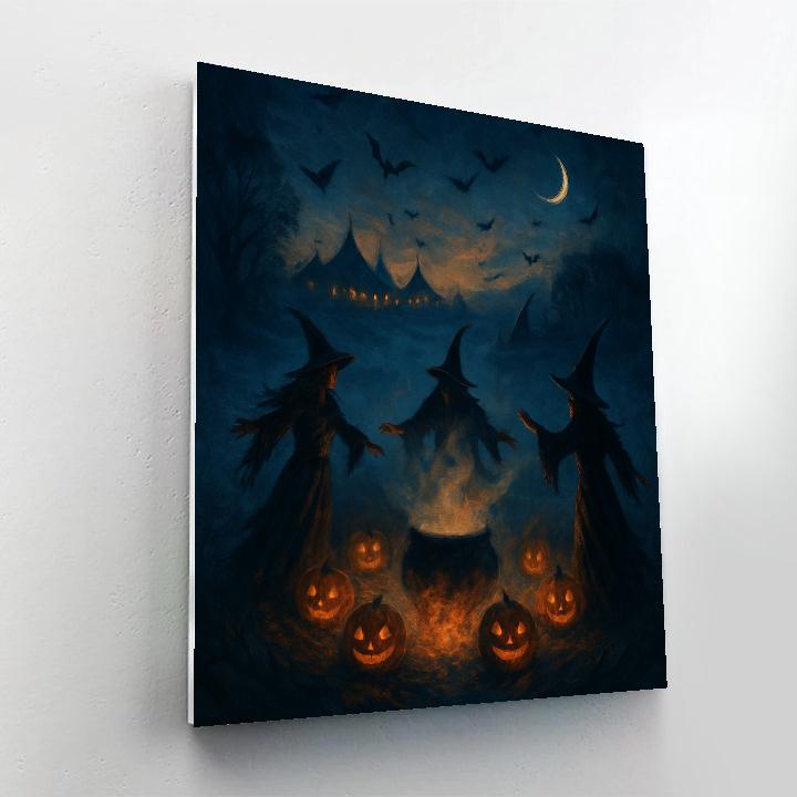 Witchlight Over The Hollow painting number kit