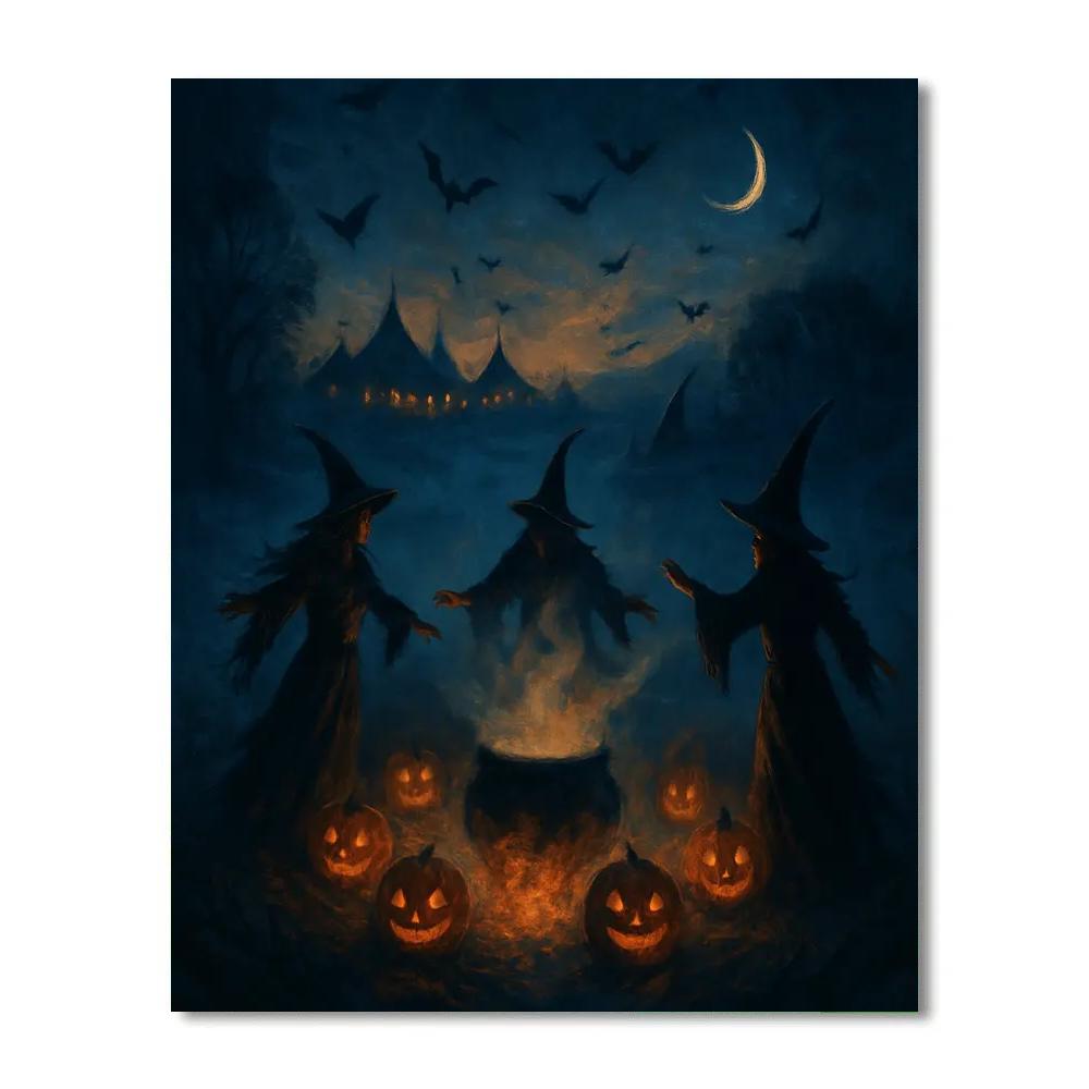 Witchlight Over The Hollow painting number kit