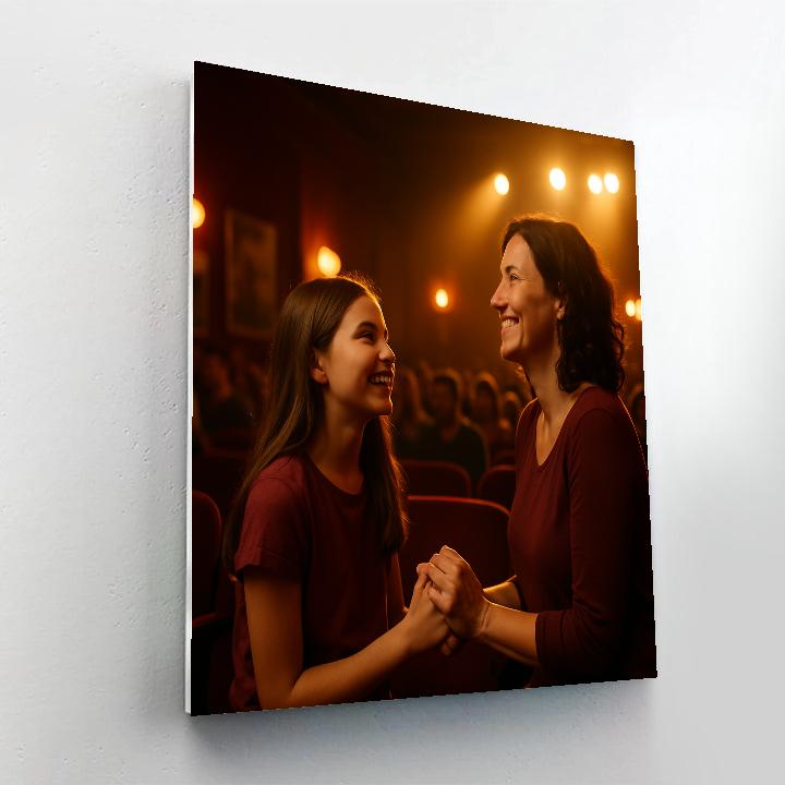 First Concert Together Hand In Hand paint by numbers