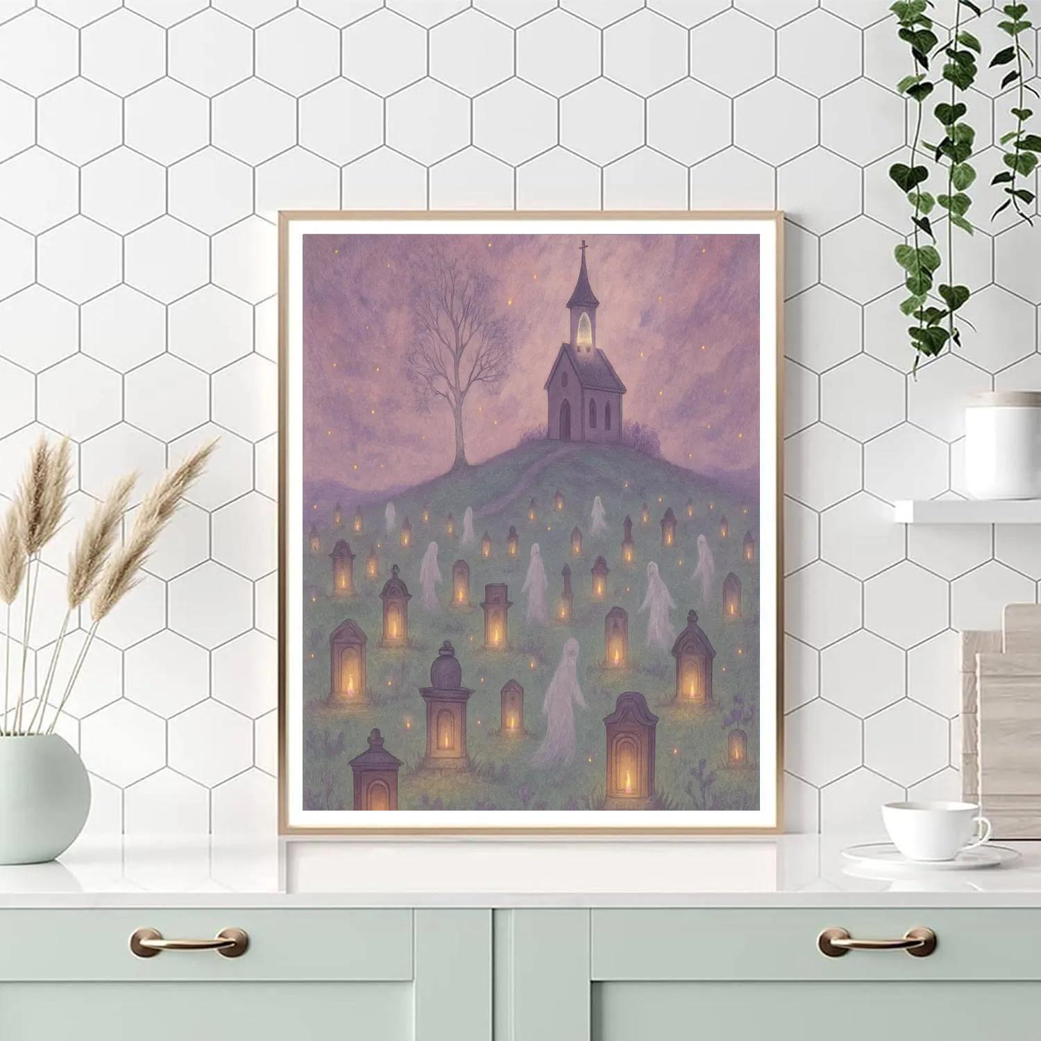Lantern Field Of The Forgotten Painting by numbers kit