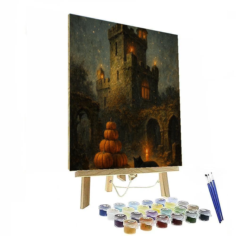 Glimmer Of The Lantern Keep Paint by numbers art