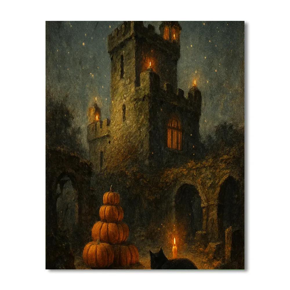 Glimmer Of The Lantern Keep Paint by numbers art