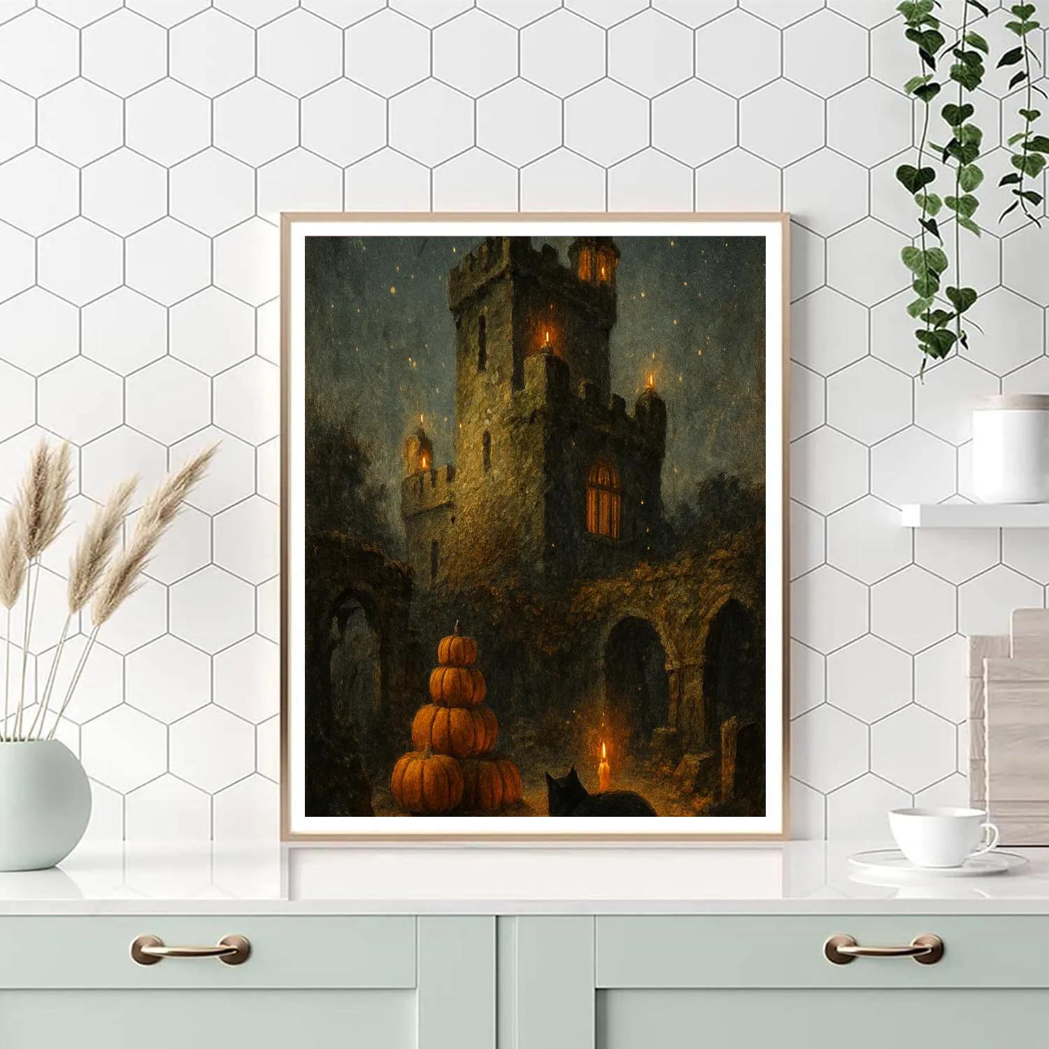 Glimmer Of The Lantern Keep Paint by numbers art