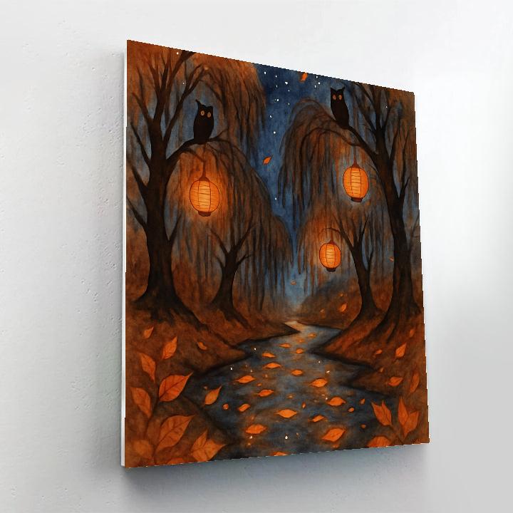 River Of Falling Leaves DIY paint by numbers