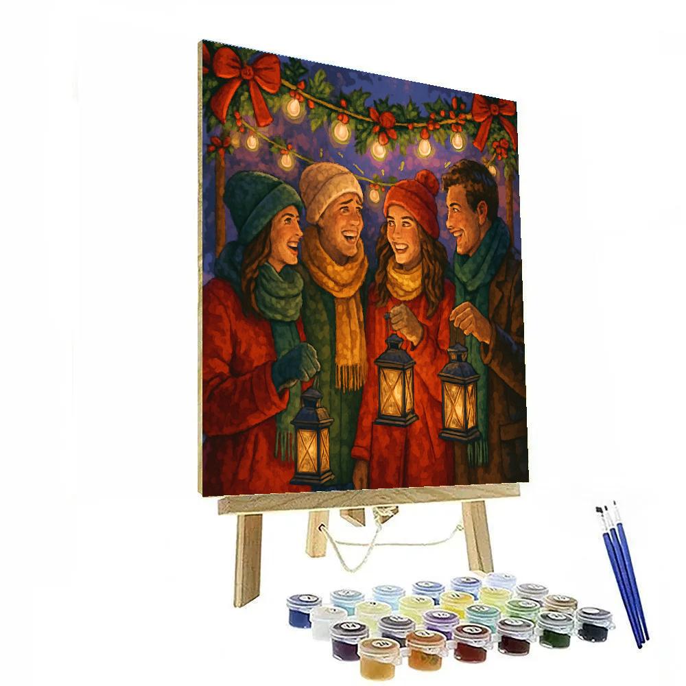 Twilight Ribboned Gathering painting number kit