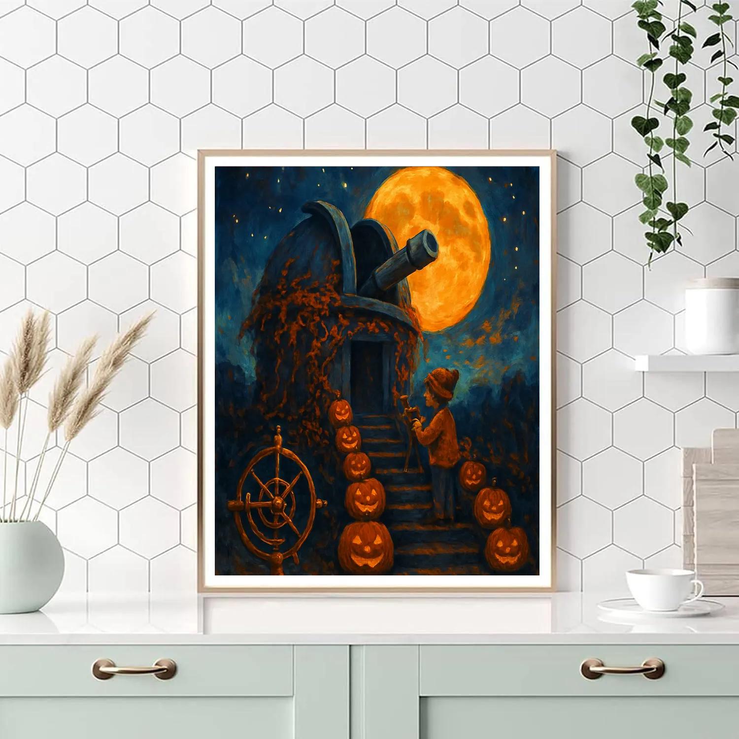 The Autumn Observatory Paint by numbers kits