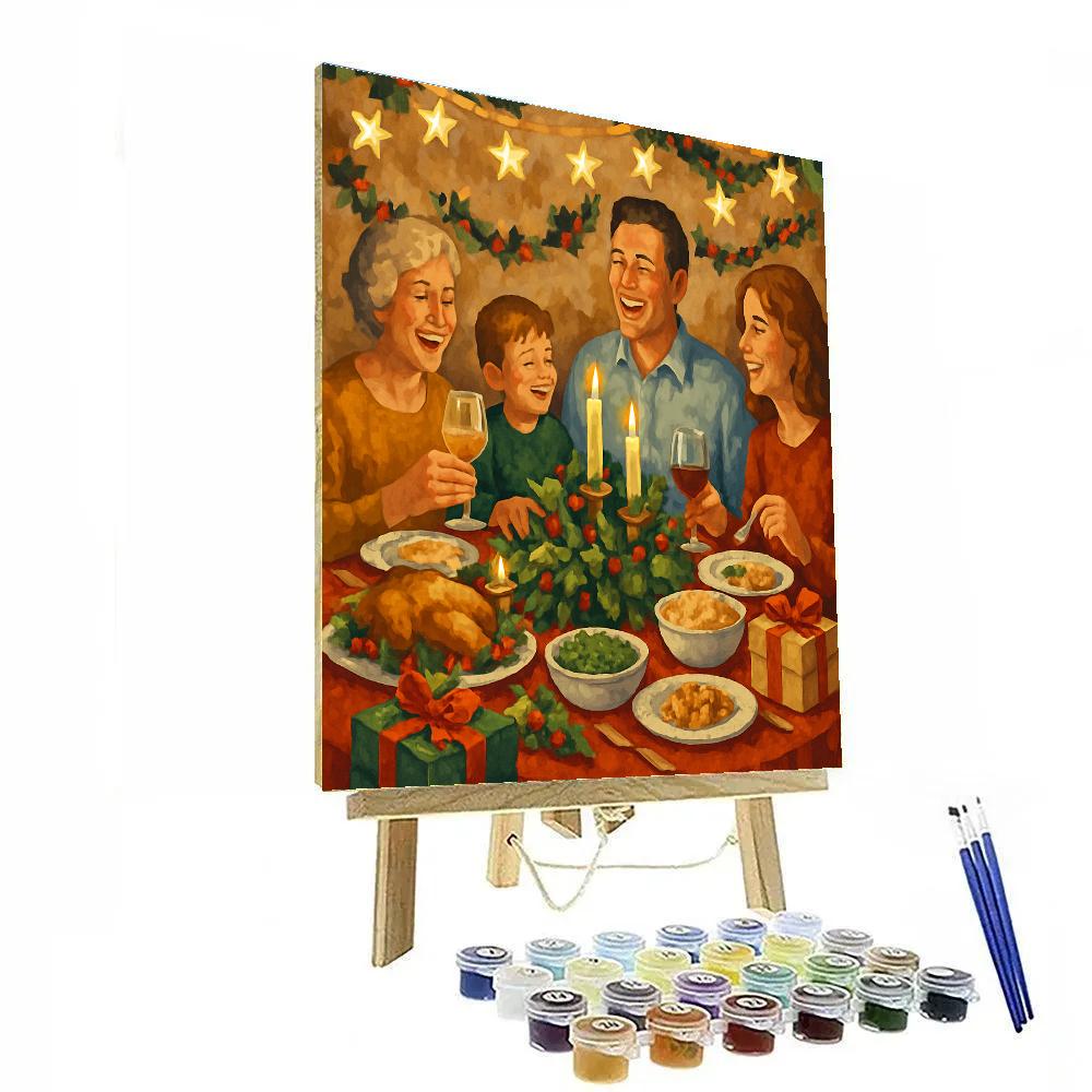 Festive Feast Of Stars paint by color