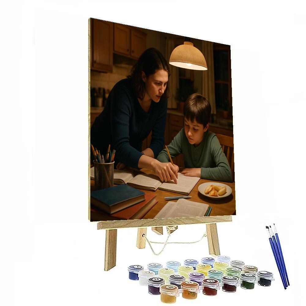 Homework Help At Kitchen Table Numbered painting kits