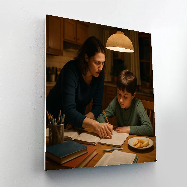 Homework Help At Kitchen Table Numbered painting kits
