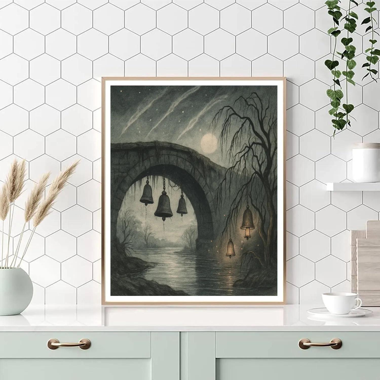 Stone Bridge Of Silent Bells paint by numbers