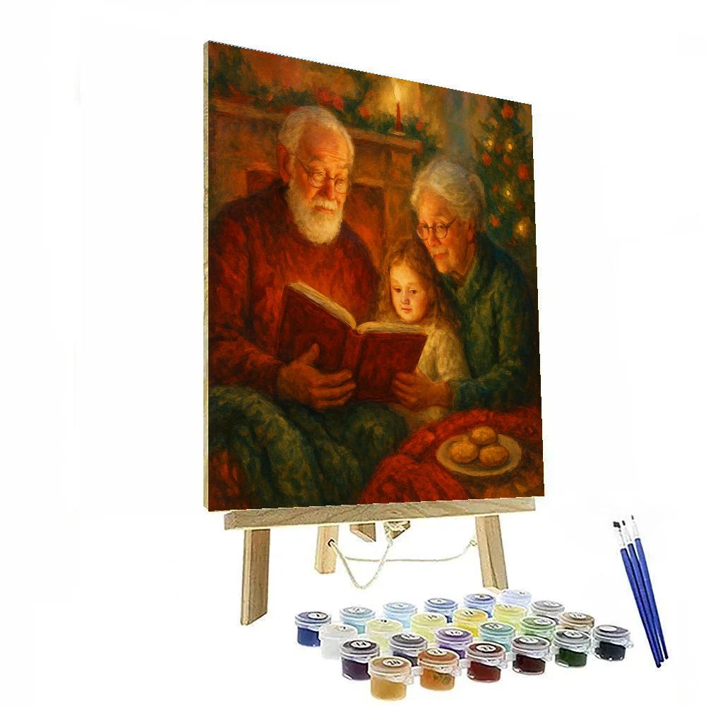 Hearthside Storytime By Lamplight Numbered painting kits