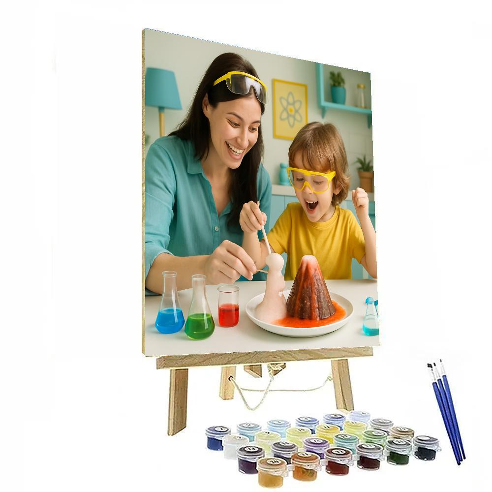 Mother And Child Science Project Paint by numbers art