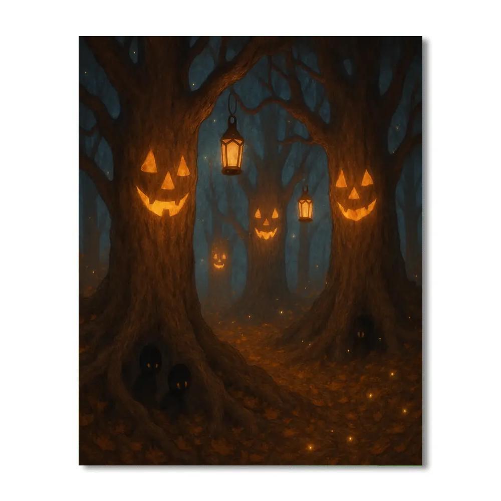 The Watchful Lantern Grove Number painting
