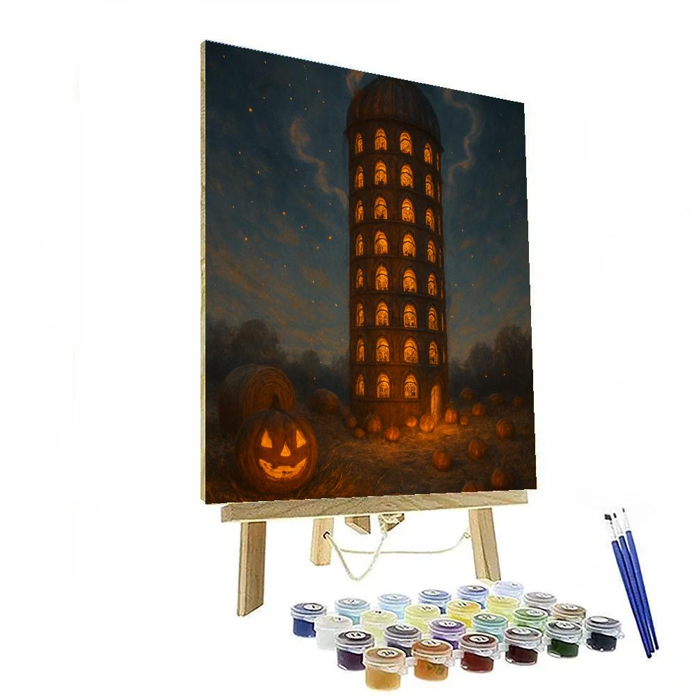 The Silo Of Many Lanterns DIY paint by numbers