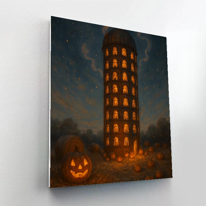 The Silo Of Many Lanterns DIY paint by numbers