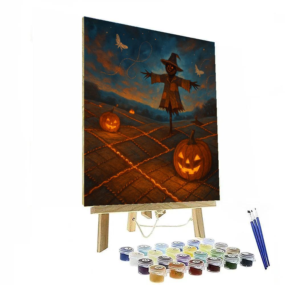 The Stitched Field Paint by numbers kits