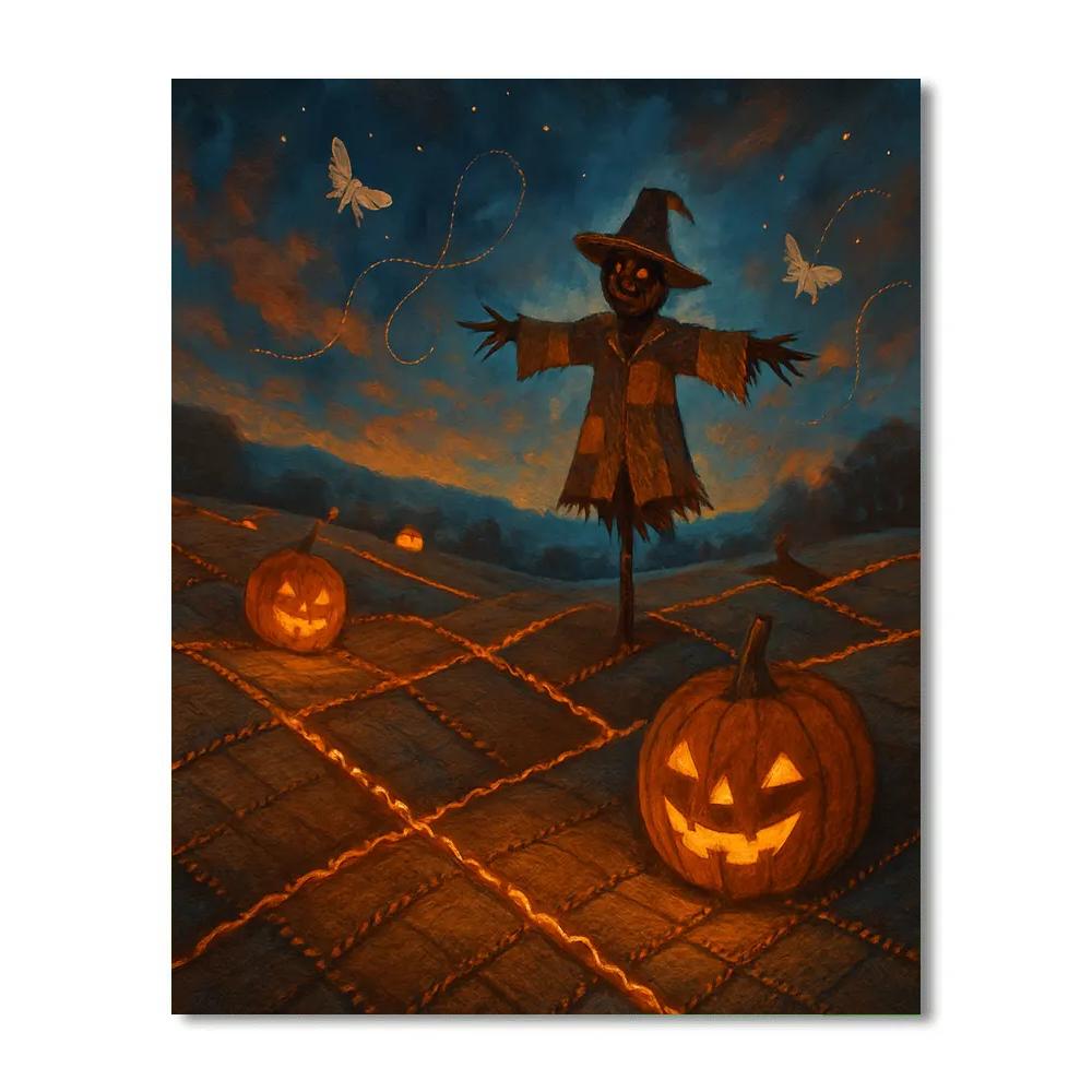 The Stitched Field Paint by numbers kits