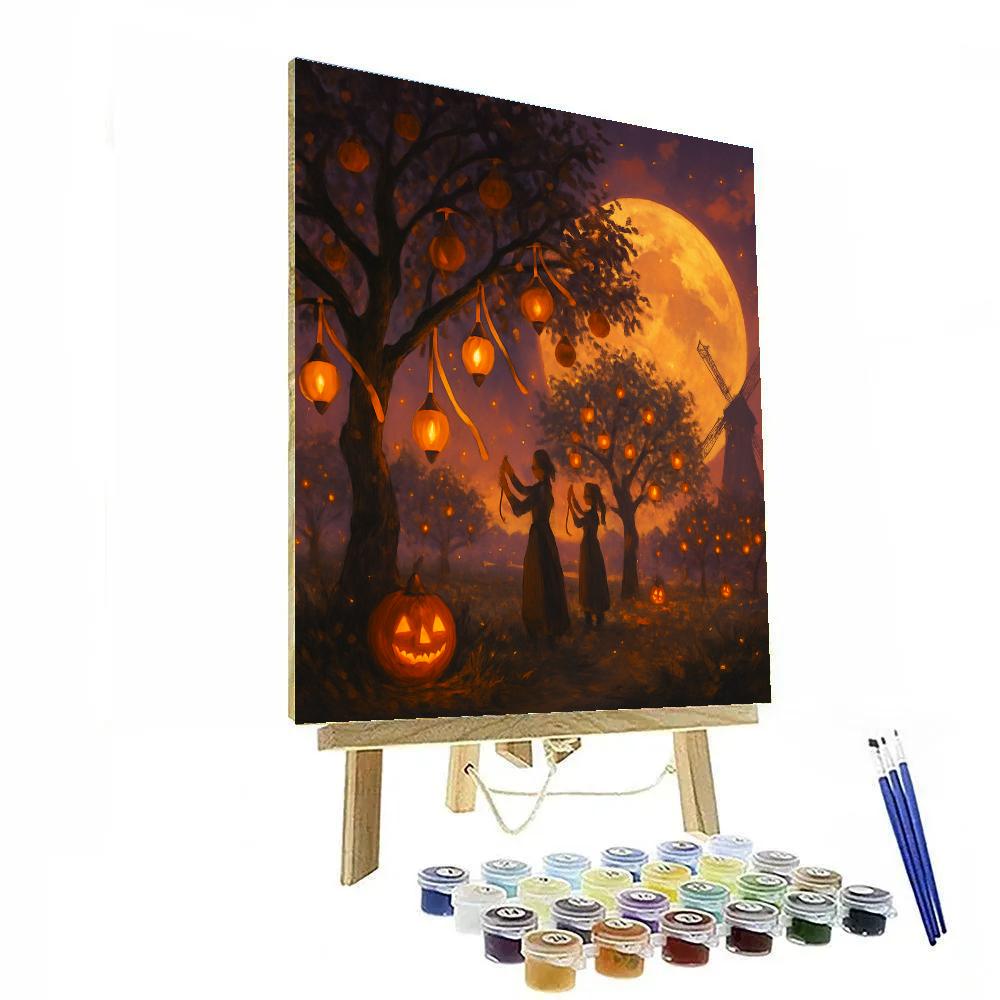 The Orchard Of Whispered Wishes Number painting