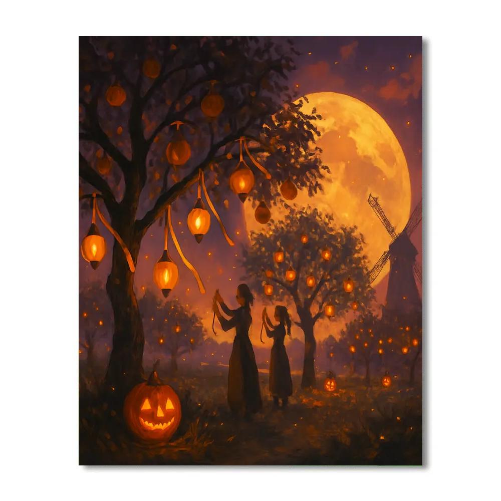 The Orchard Of Whispered Wishes Number painting