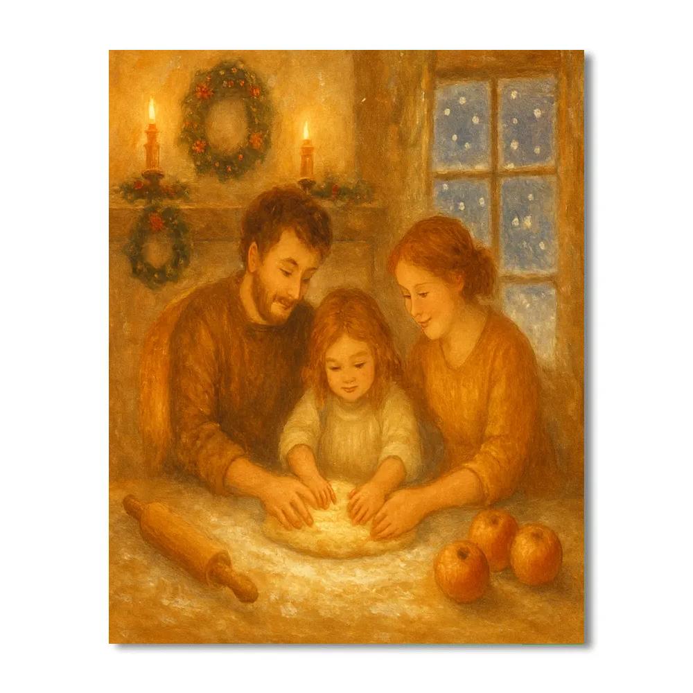 Warmth Of The Baking Hearth DIY paint by numbers
