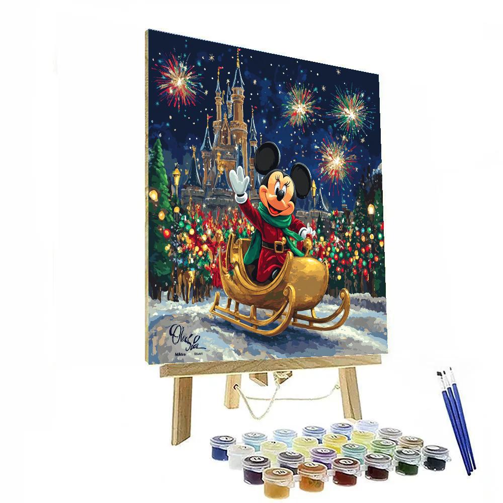 Mickeys North Star Parade paint by numbers
