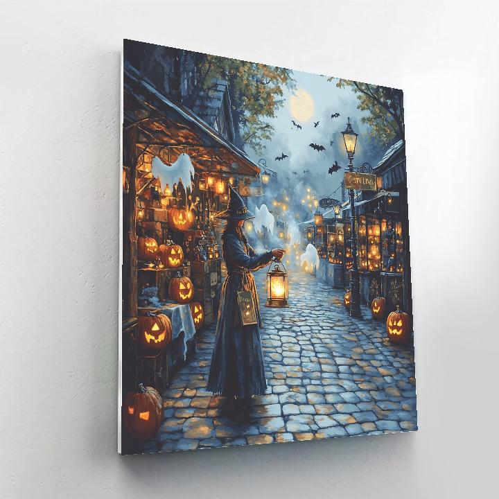 Haunted Lantern Market paint by color