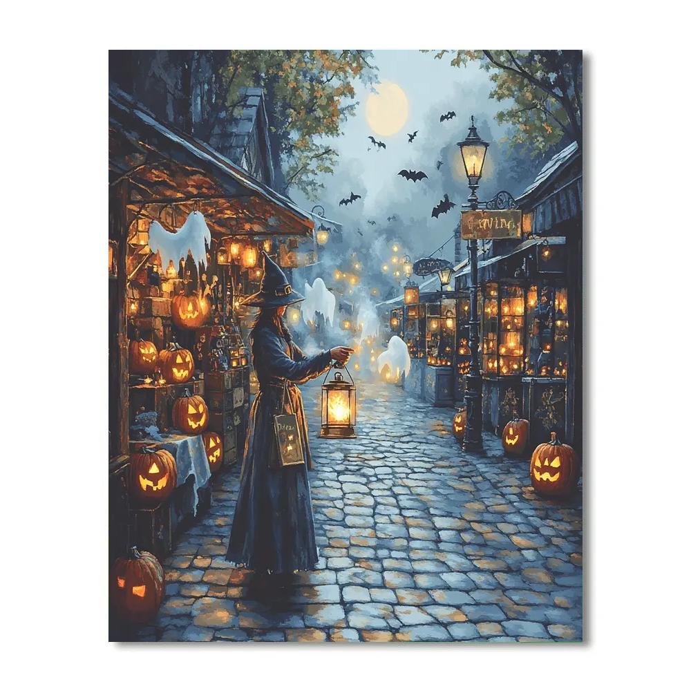 Haunted Lantern Market paint by color