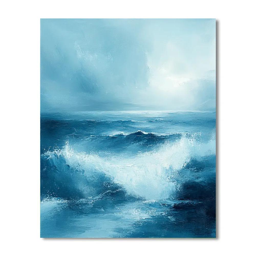 Claude Monet Inspired Stormy Seascape Painting by numbers kit