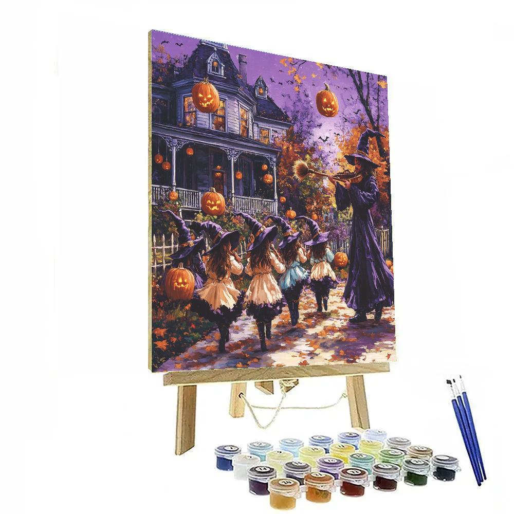 Witching Hour Costume Parade Numbered painting kits