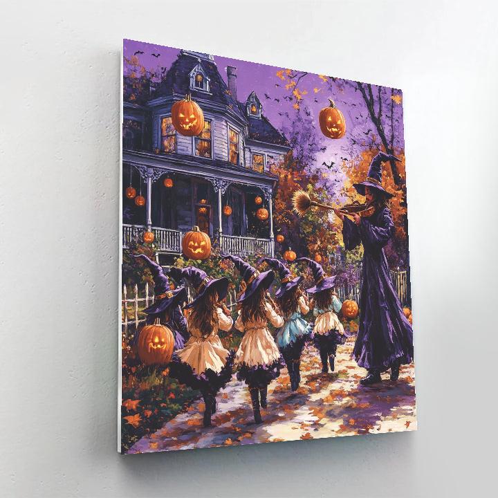 Witching Hour Costume Parade Numbered painting kits