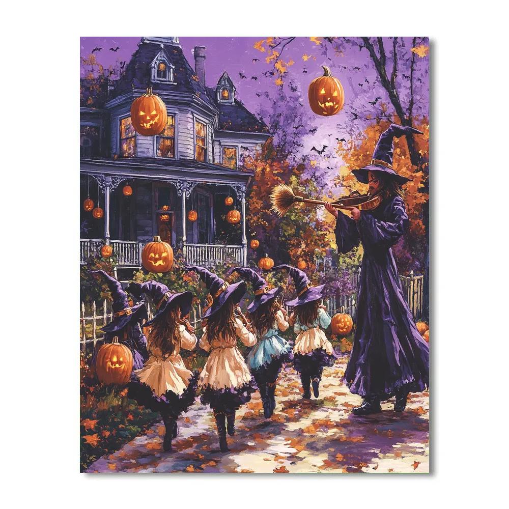 Witching Hour Costume Parade Numbered painting kits