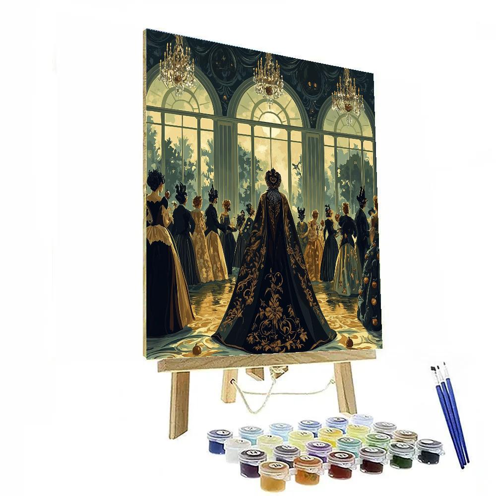 Villains Midnight Masquerade Ball paint by numbers