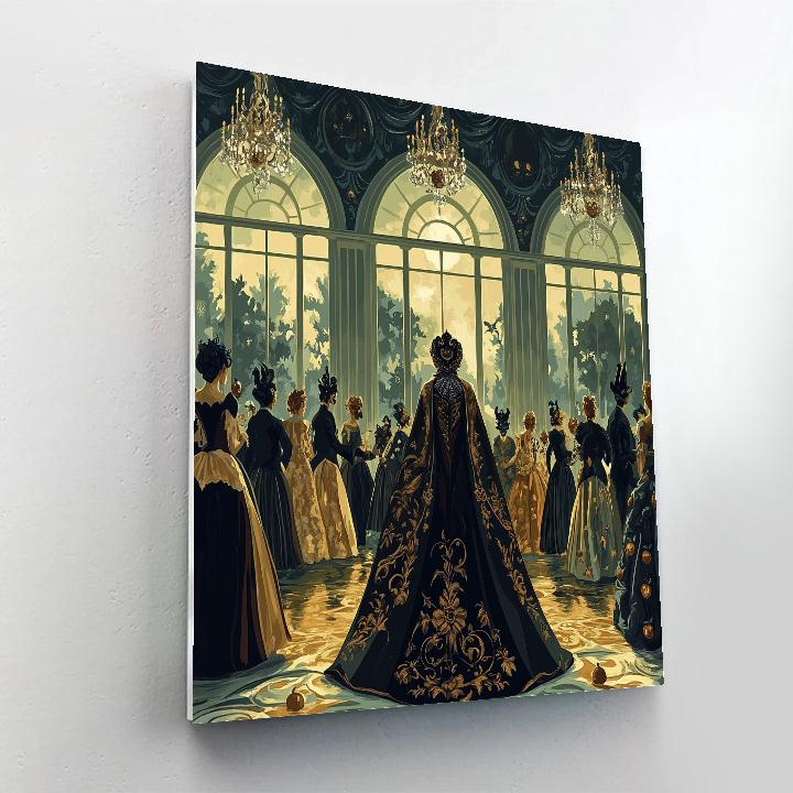 Villains Midnight Masquerade Ball paint by numbers