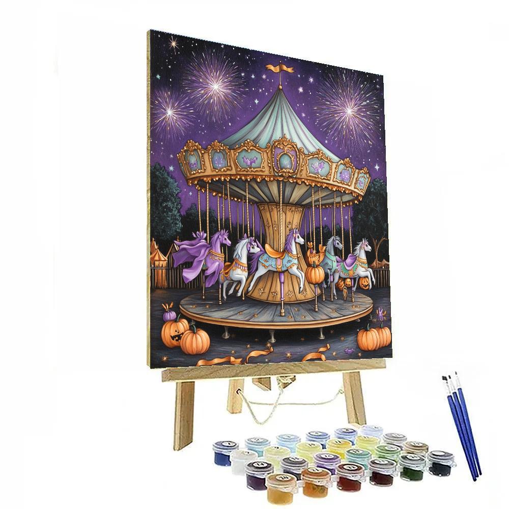 Haunted Carousel Of Enchanted Toys Numbered painting kits