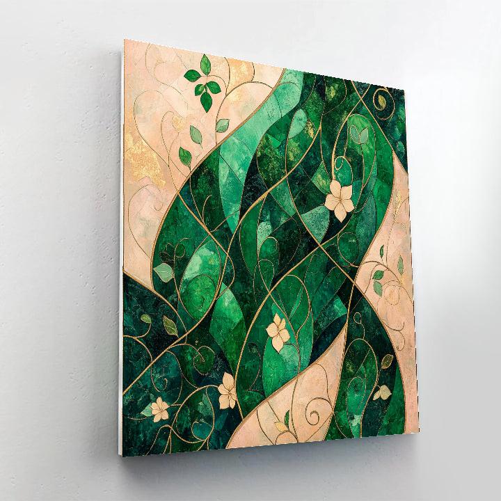 Gustav Klimt Inspired Verdant Whispers Painting by numbers kit