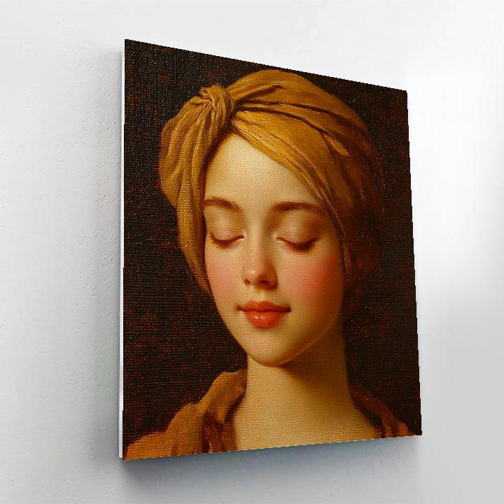 Rembrandt Inspired Intimate Portrait Study painting number kit