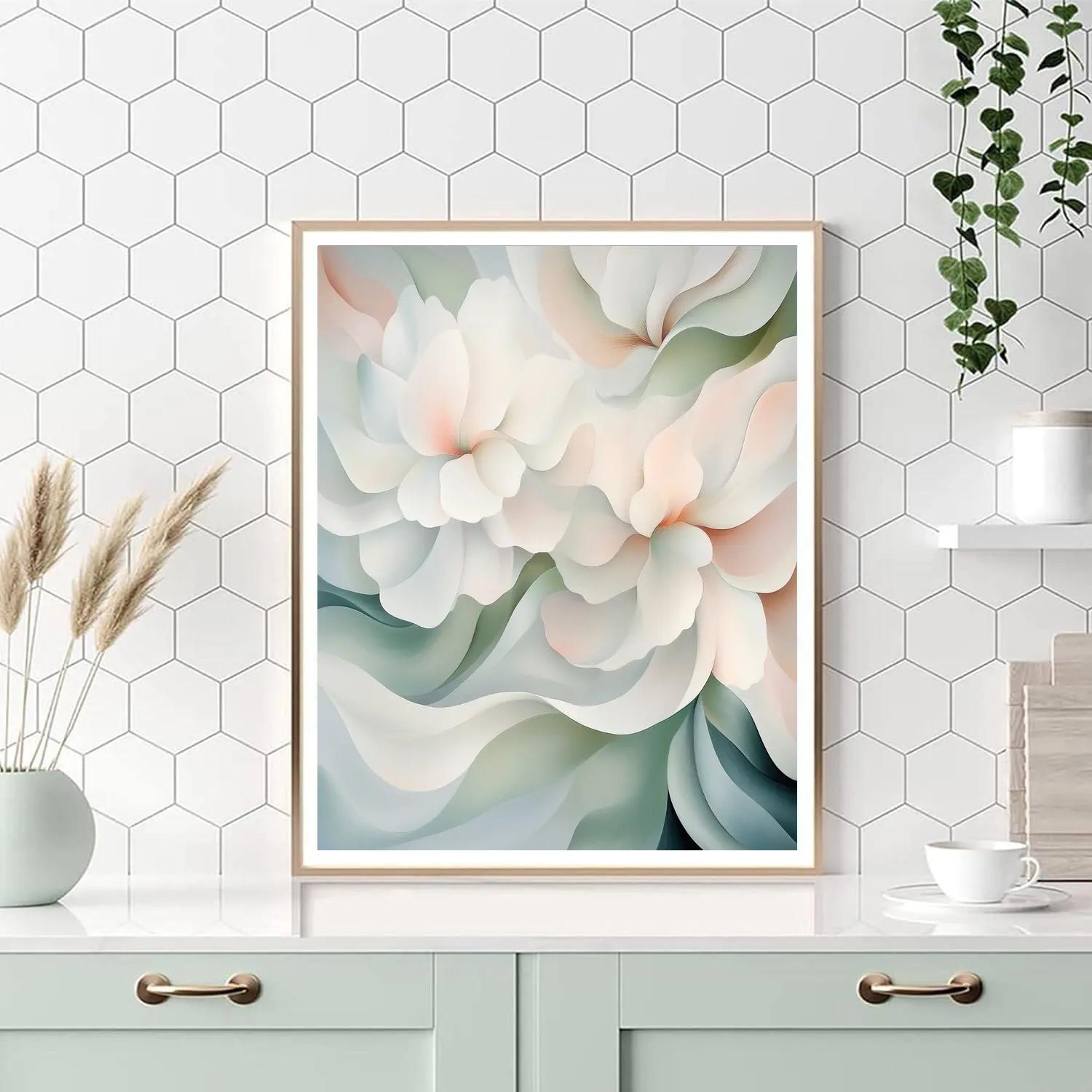 Georgia OKeeffe Inspired Desert Flowers painting number kit