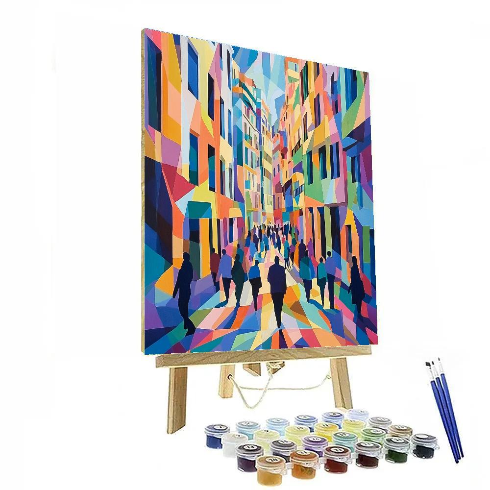 Picasso Inspired Urban Street Art Numbered painting kits