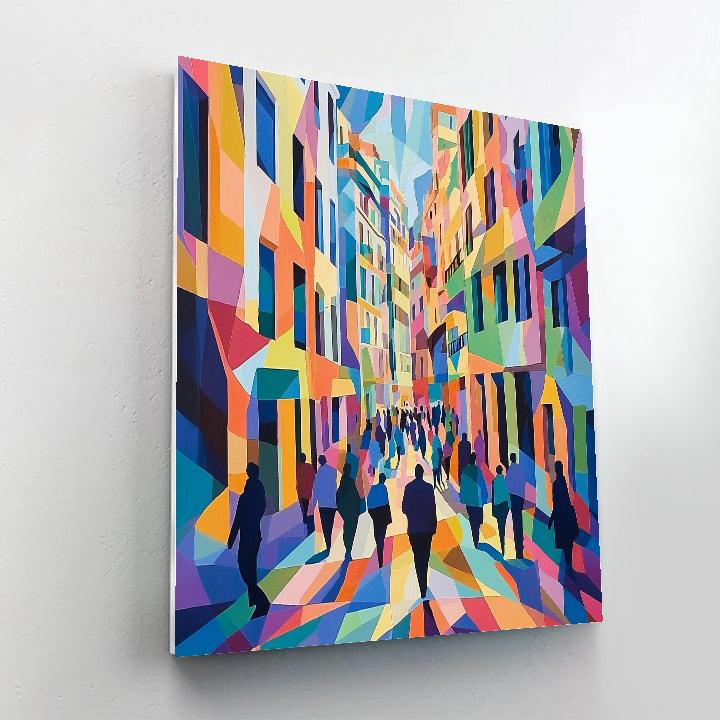 Picasso Inspired Urban Street Art Numbered painting kits