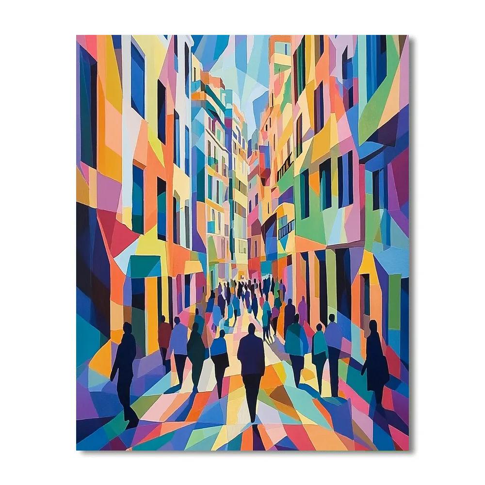 Picasso Inspired Urban Street Art Numbered painting kits