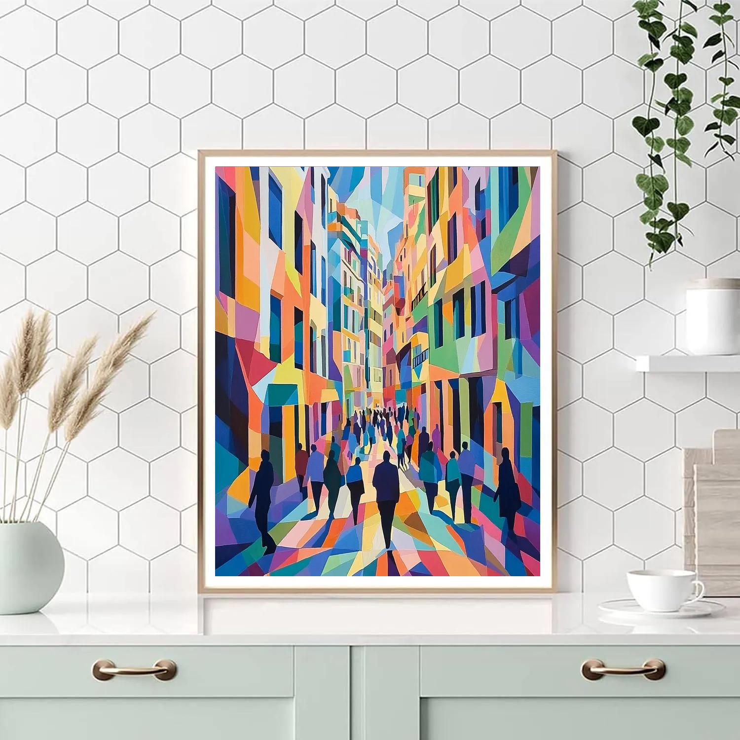 Picasso Inspired Urban Street Art Numbered painting kits
