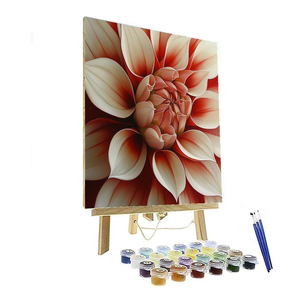 Georgia O’Keeffe Inspired Petal Monument Close Up painting number kit