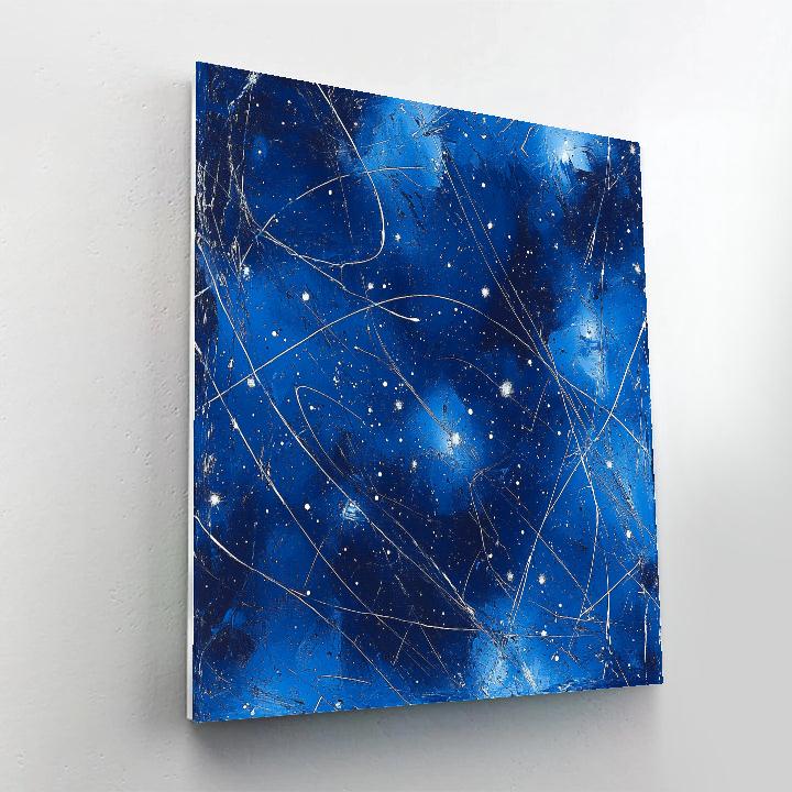 Jackson Pollock Inspired Celestial Drip Symphony Painting by numbers kit