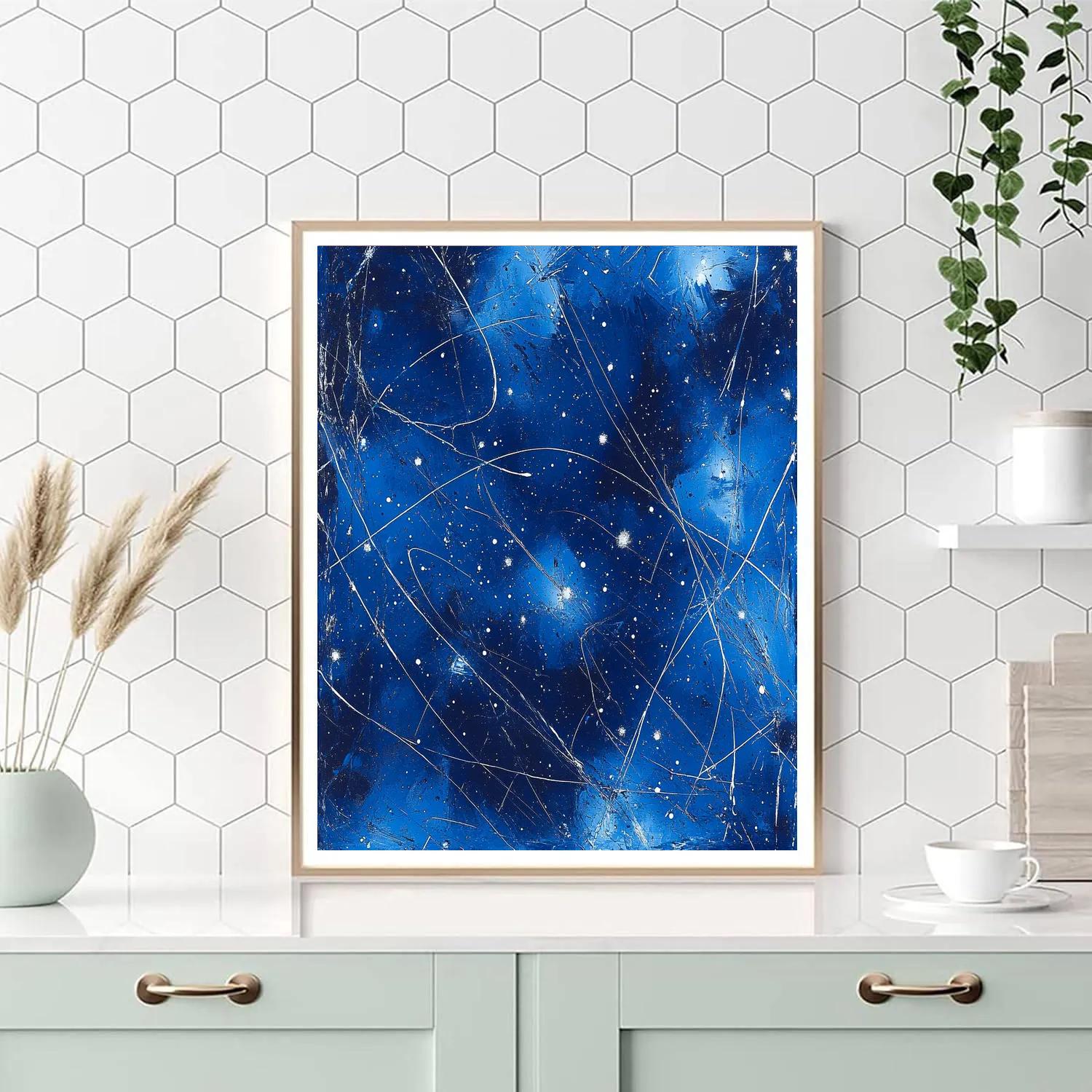 Jackson Pollock Inspired Celestial Drip Symphony Painting by numbers kit