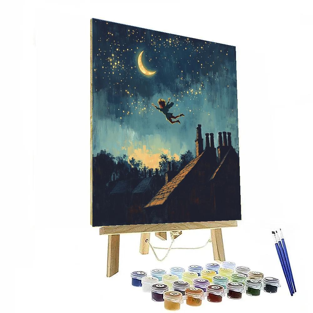 Peter Pan Sky Flight painting number kit