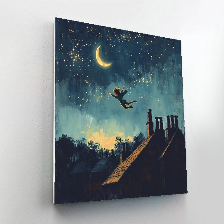 Peter Pan Sky Flight painting number kit