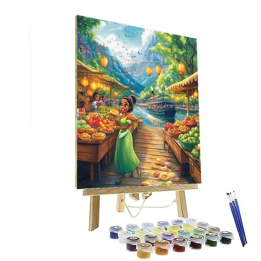 Tiana Market Melody Paint by numbers art