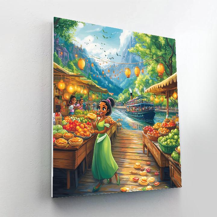 Tiana Market Melody Paint by numbers art